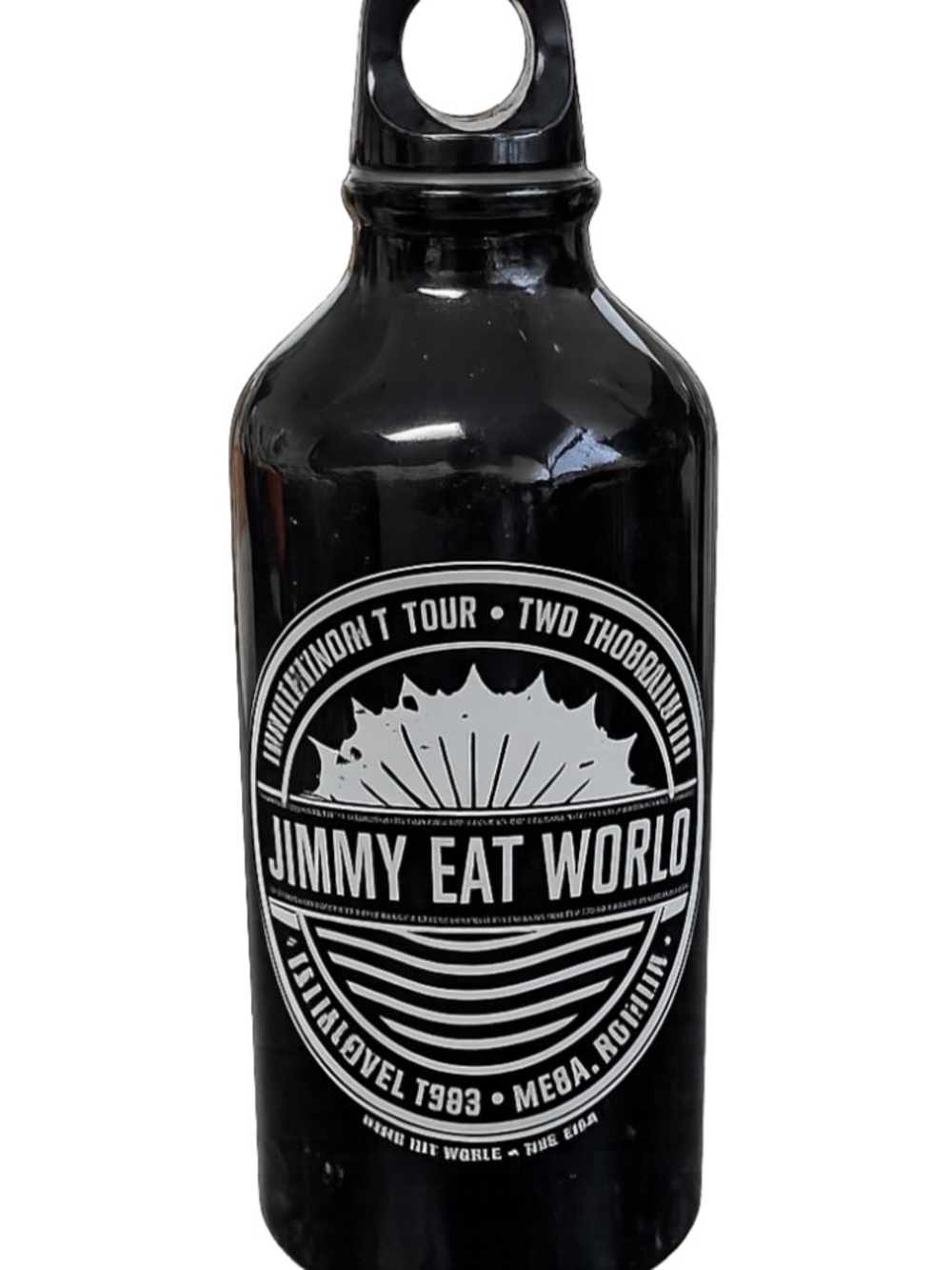 Jimmy Eat World 2010 Black Logo Water Bottle